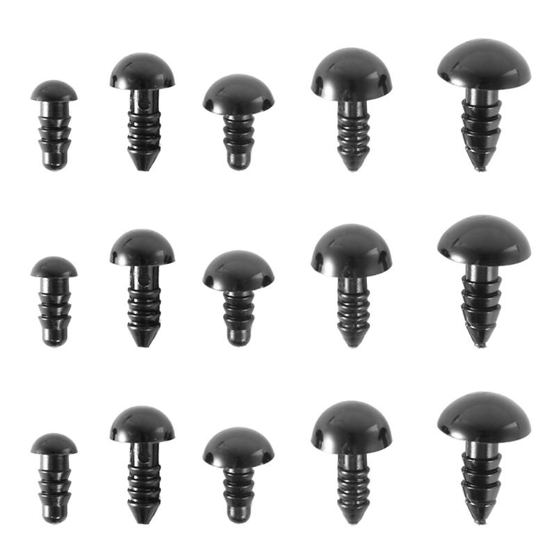 JPRICE Set 100 Mắt Nhựa Mềm Gắn Búp Bê/ Thú Nhồi Bông