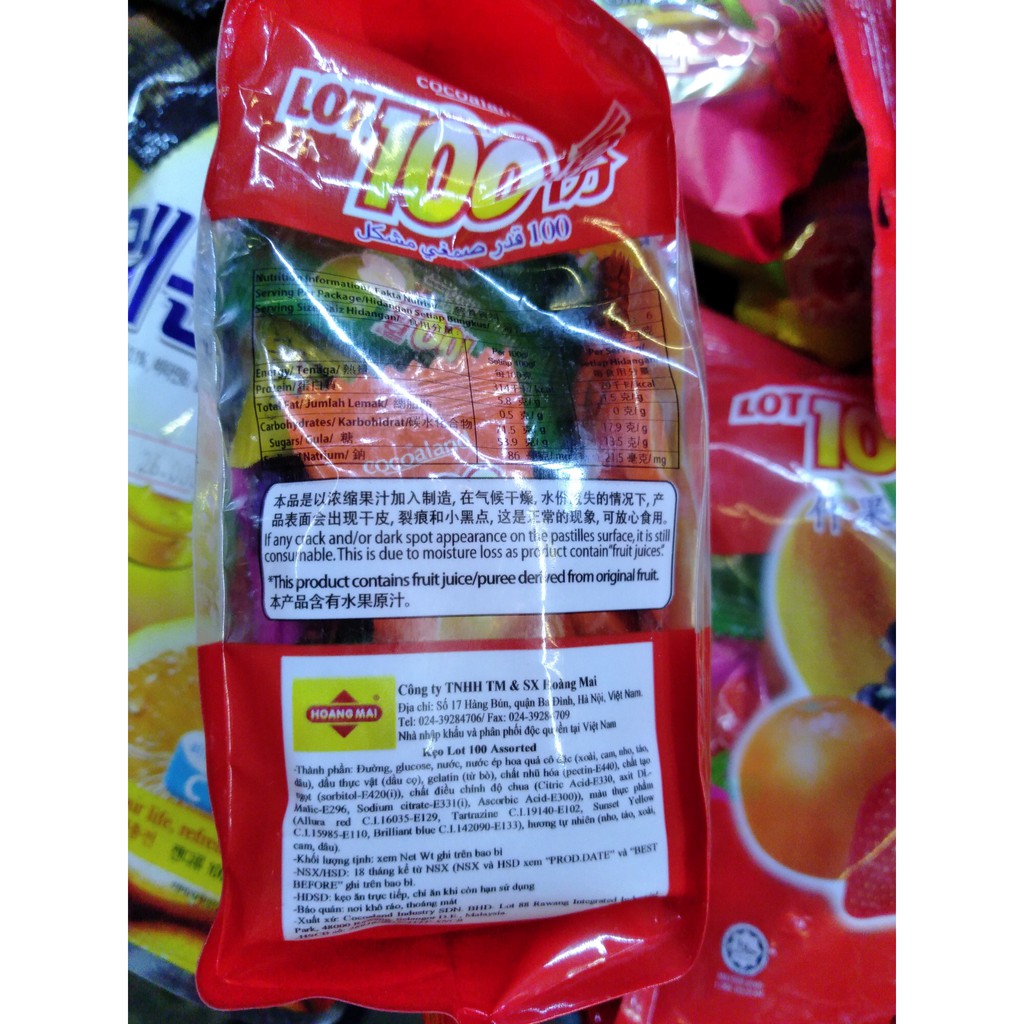 Kẹo LOT 100 Cocoaland tổng hợp vị