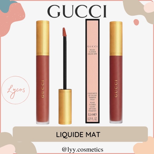 SON KEM GUCCI MỚI NHẤT ROUGE À LÈVRES LIQUIDE MAT 505,208,203