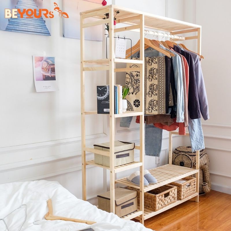 Tủ Treo Quần Áo BEYOURs Double Hanger Size L Nội Thất Kiểu Hàn