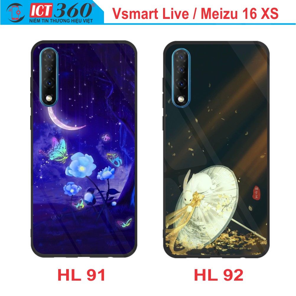 Ốp Lưng Kính VSMART LIVE/ MEIZU 16 XS - In Theo Yêu Cầu - Hình 3D