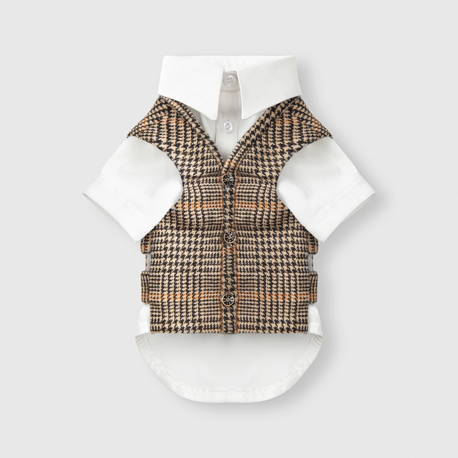 Set GILE sơ mi hàng hiệu cho thú cưng - SaboCoco - Sabo Gentleman