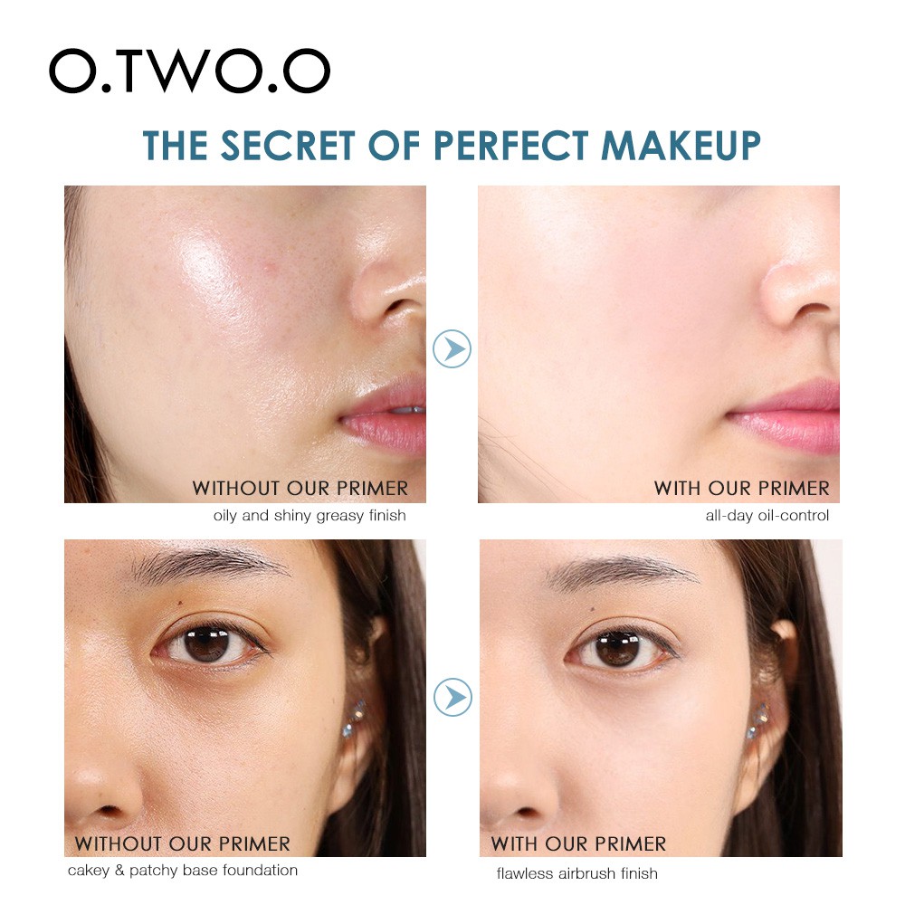 Kem lót + kem BB + che khuyết điểm + mút trang điểm O.TWO.O makeup set