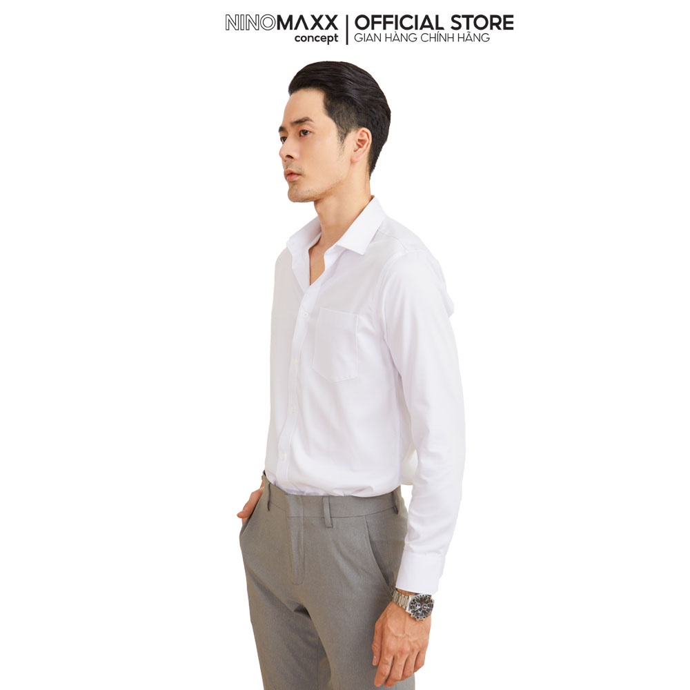 N&amp;M CLUB Áo Sơ Mi Nam Tay Dài chất liệu cotton poly 2106002