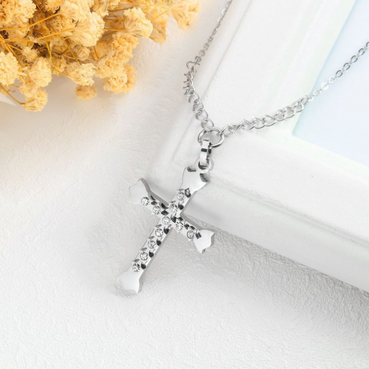 Dây Chuyền Thánh Giá Titan Cao Cấp TT 1609