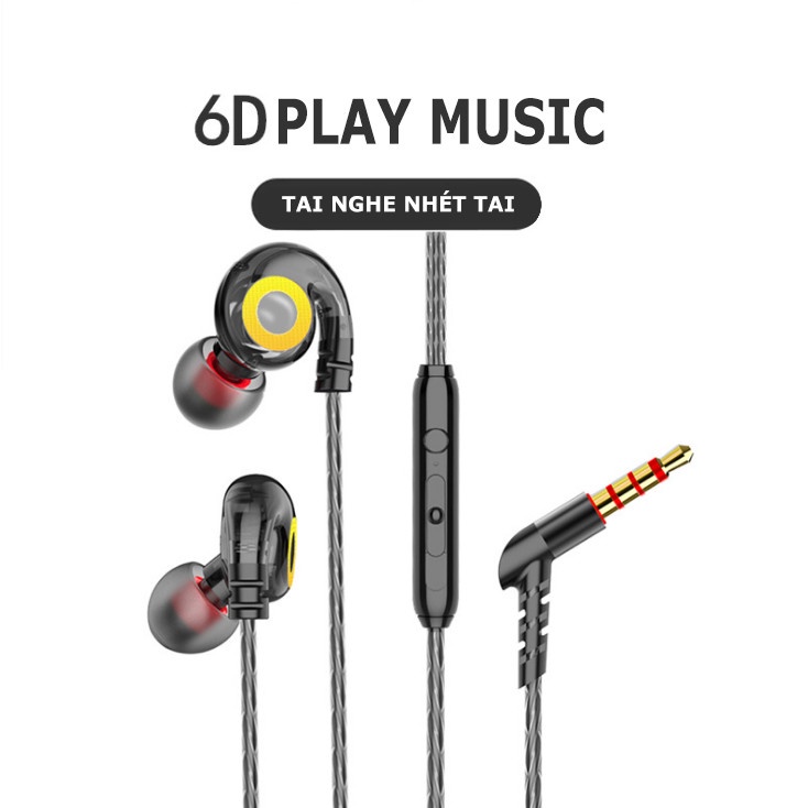 Tai nghe chống ồn cao cấp T05  GTS PRO BASS khủng Driver Dynamic 14mm chiến hết mọi loại game