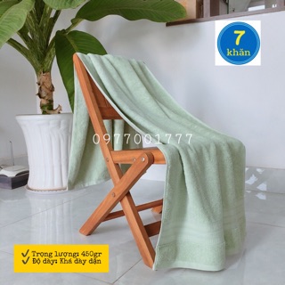 Khăn tắm lớn Xuất Hàn khá dày dặn Songwol - Xanh mint