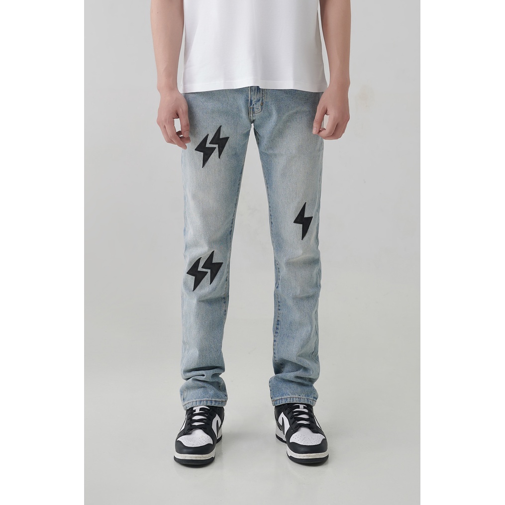 Quần Jeans LIGHTNING DENIM - Màu LIGHT BLUE