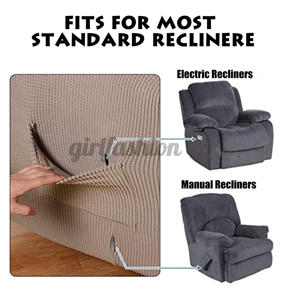 Đồ bọc ghế vải thun dày co giãn có thể giặt sạch sử dụng cho ghế nội thất