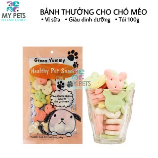 (Snack hình gấu) Bánh thưởng dành cho chó mèo vị sữa hình gấu - Snack dành cho chó mèo