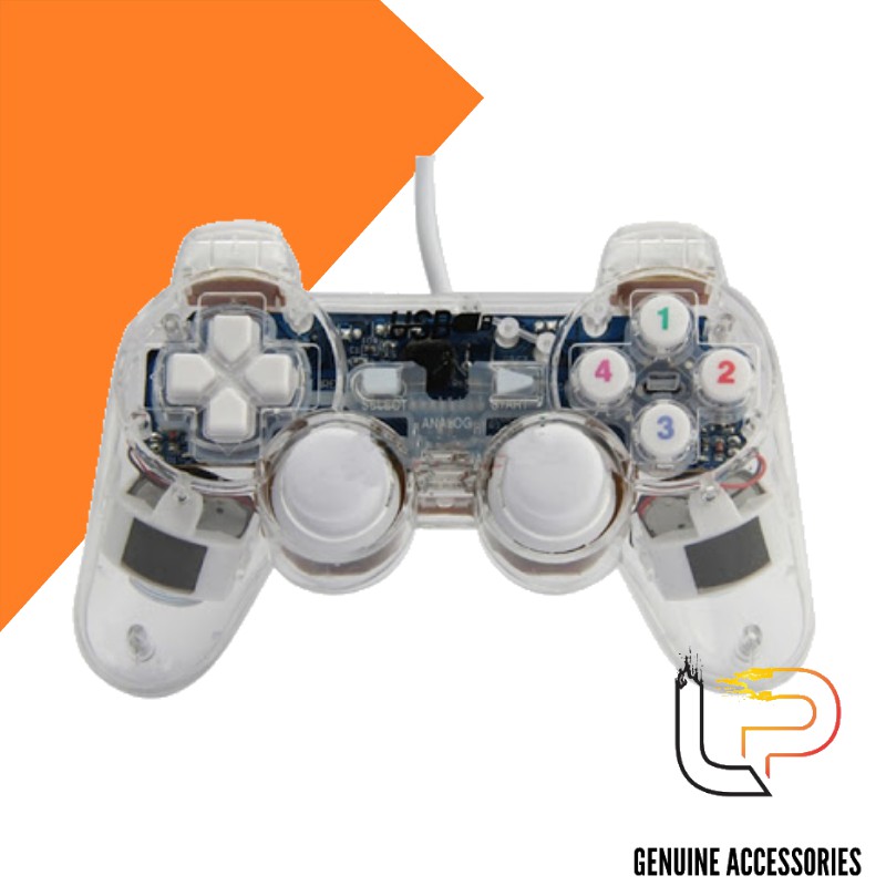 TAY CẦM CHƠI GAME ĐƠN RUNG CÓ LED SENZE EW-702 - GAMEPAD LED SENZE EW-702