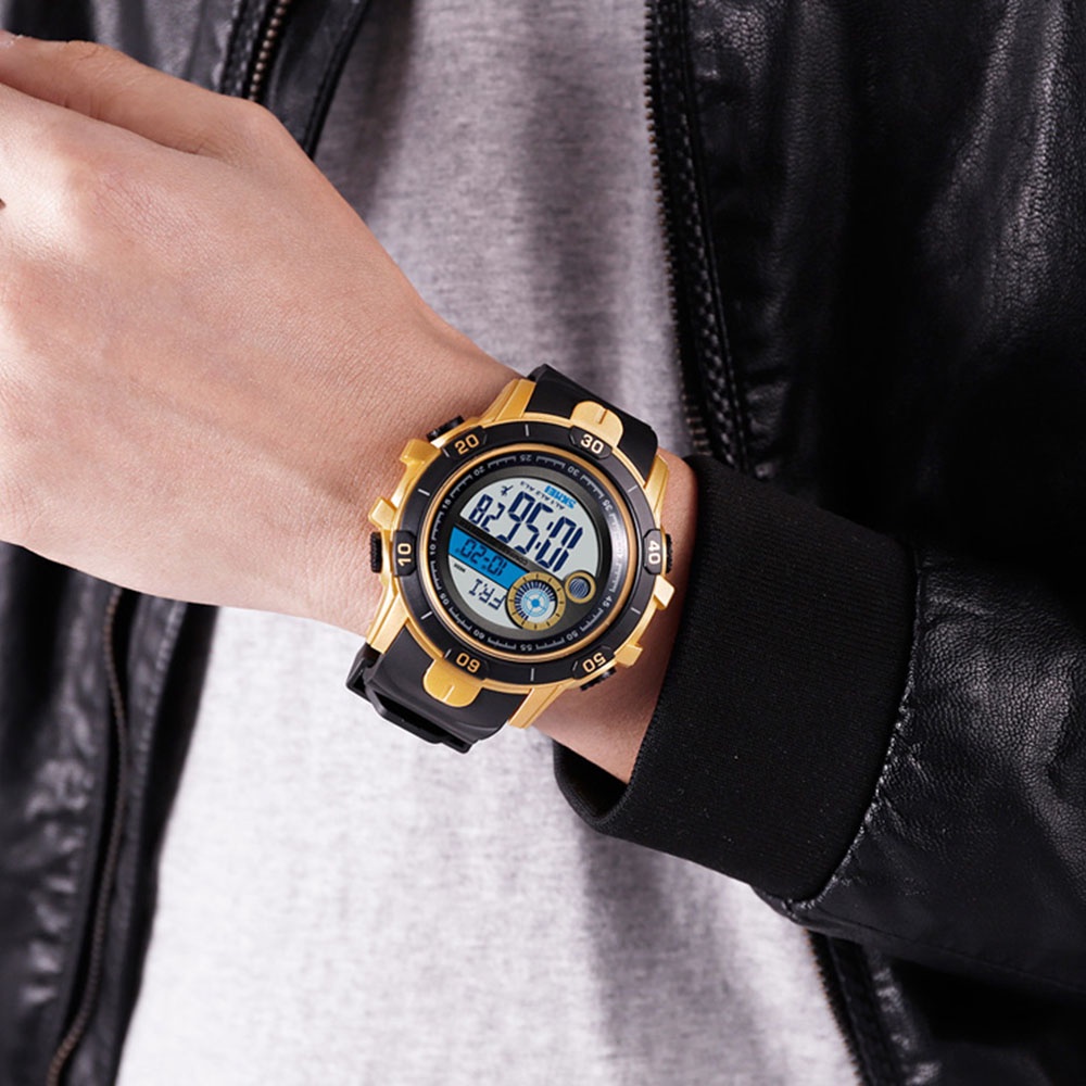 Đồng Hồ Nam Điện Tử Thể Thao Pin Nhật, Kháng Nước SKMEI - 1016GD - Hàng Chính Hãng