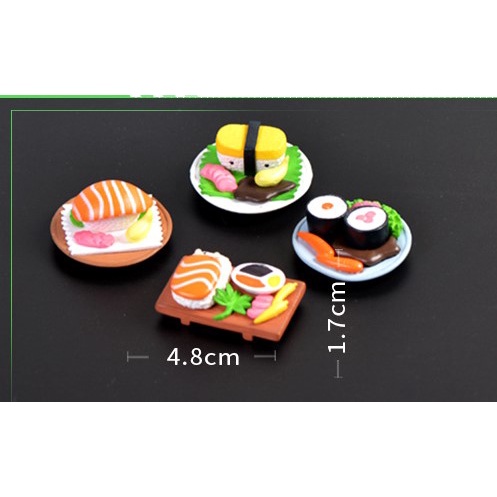 Đồ chơi Mô Hình món Sushi giả đồ chơi nhập vai Sushi trưng bày trang trí