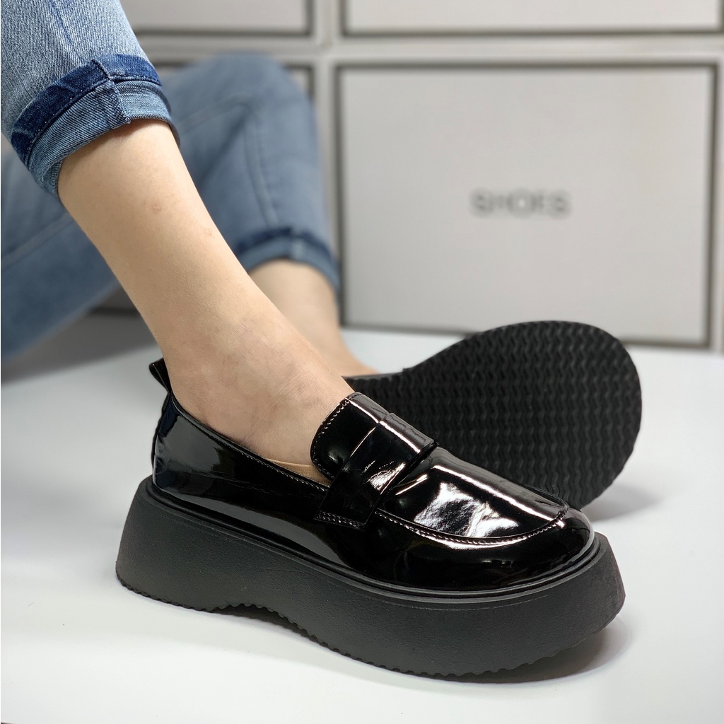 GIÀY ULZZANG NỮ ĐẾ BẰNG PHONG CÁCH TIỂU THƯ LOLITA ĐỘC QUYỀN LOVESHOES MÃ 131