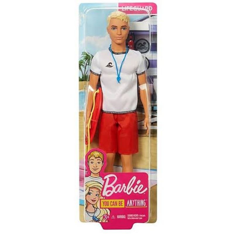 Mô Hình Búp Bê Barbie You Can Be Anything - Ken Lifeguard