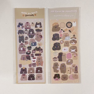 [ORDER]Tấm sticker ruy băng trang trí sổ, Toploader…
