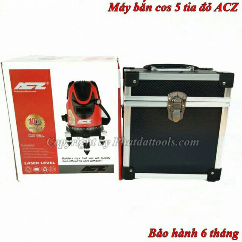 Máy Bắn Cốt Cân Mực Laser 5 Tia Đỏ ACZ