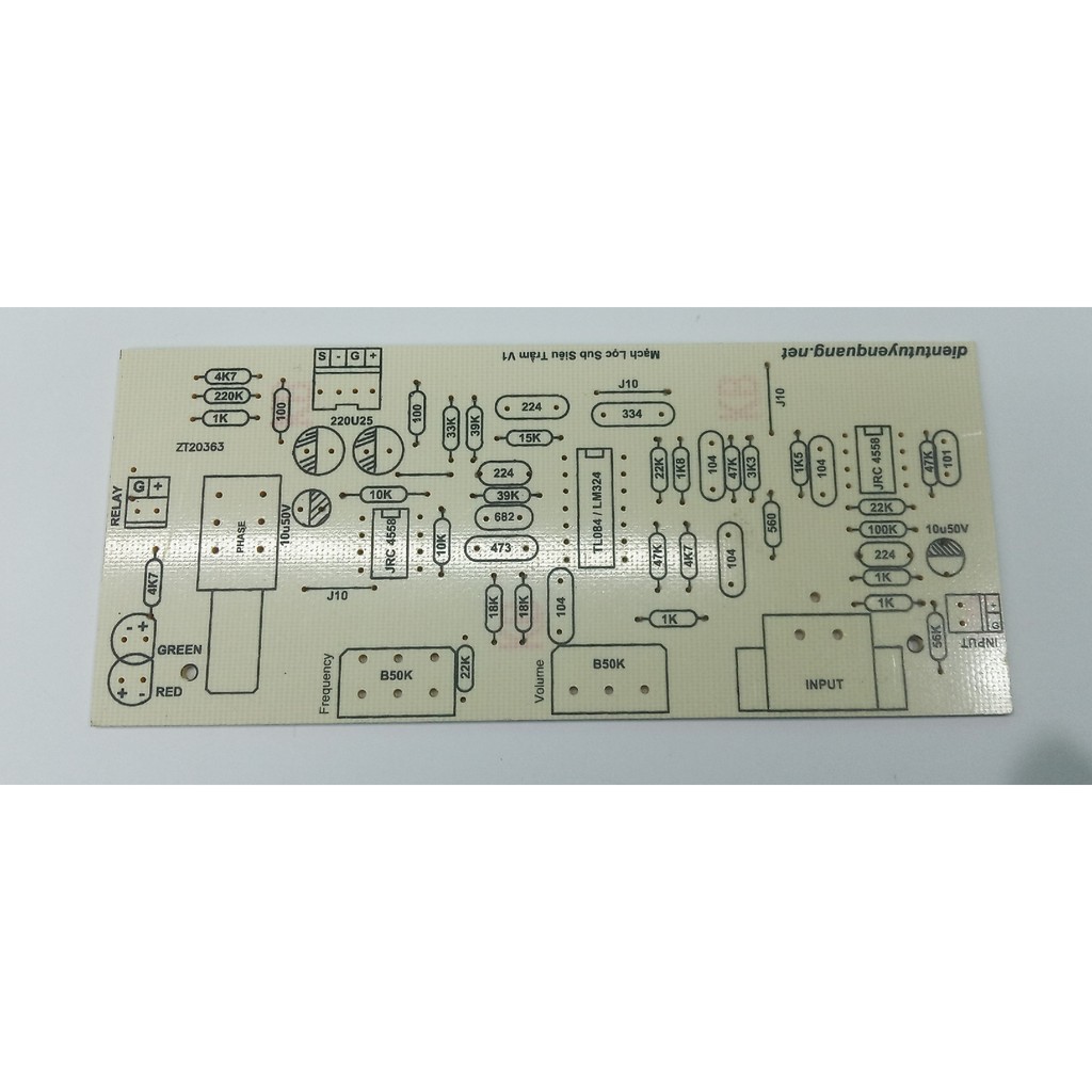 PCB Mạch Lọc Sub TL084 Phiên Bản V1 - 1 Cái NoBrand