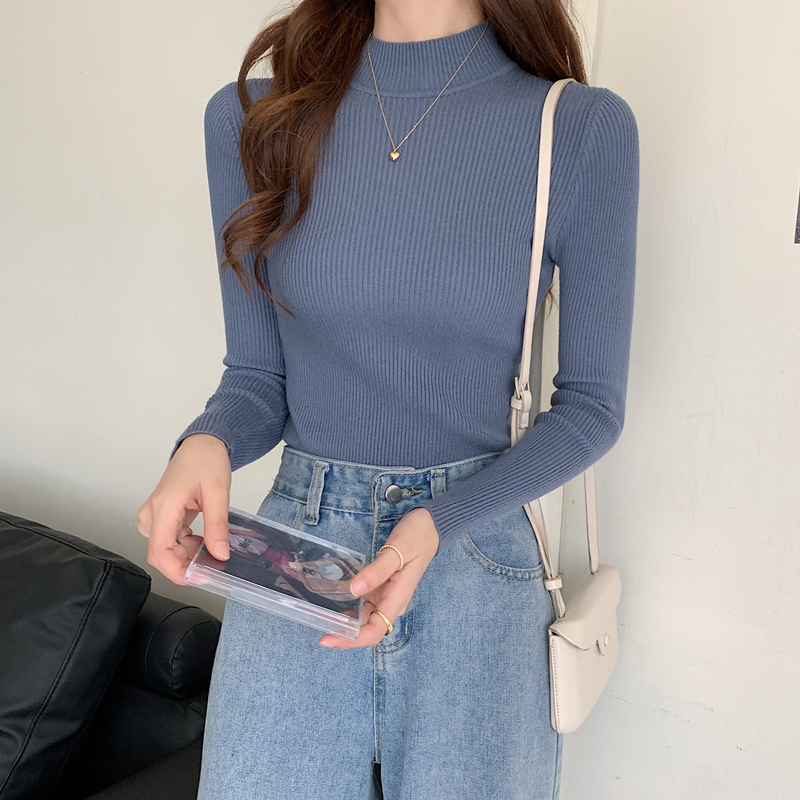 Áo sweater nữ cổ cao 11 màu sắc 3CM | BigBuy360 - bigbuy360.vn