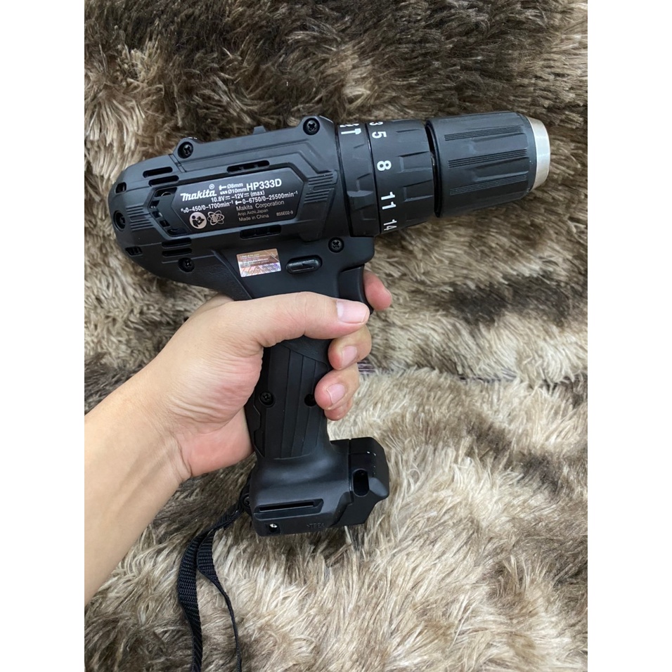 Combo máy khoan pin 12v max makita HP333D (phiên bản giới hạn). BN.