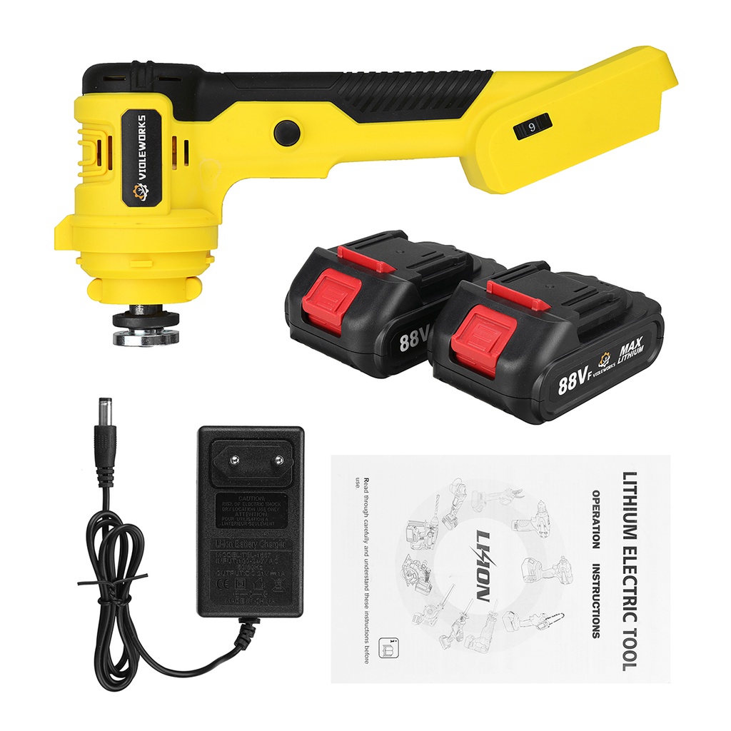 Máy Mài Góc mini 10000rpm 88vf Pin li-ion 18v 1580w Có Thể Điều Chỉnh Tốc Độ