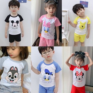 BỘ QUẦN ÁO HOẠT HÌNH MIKEY BEAR DALE CHO BÉ