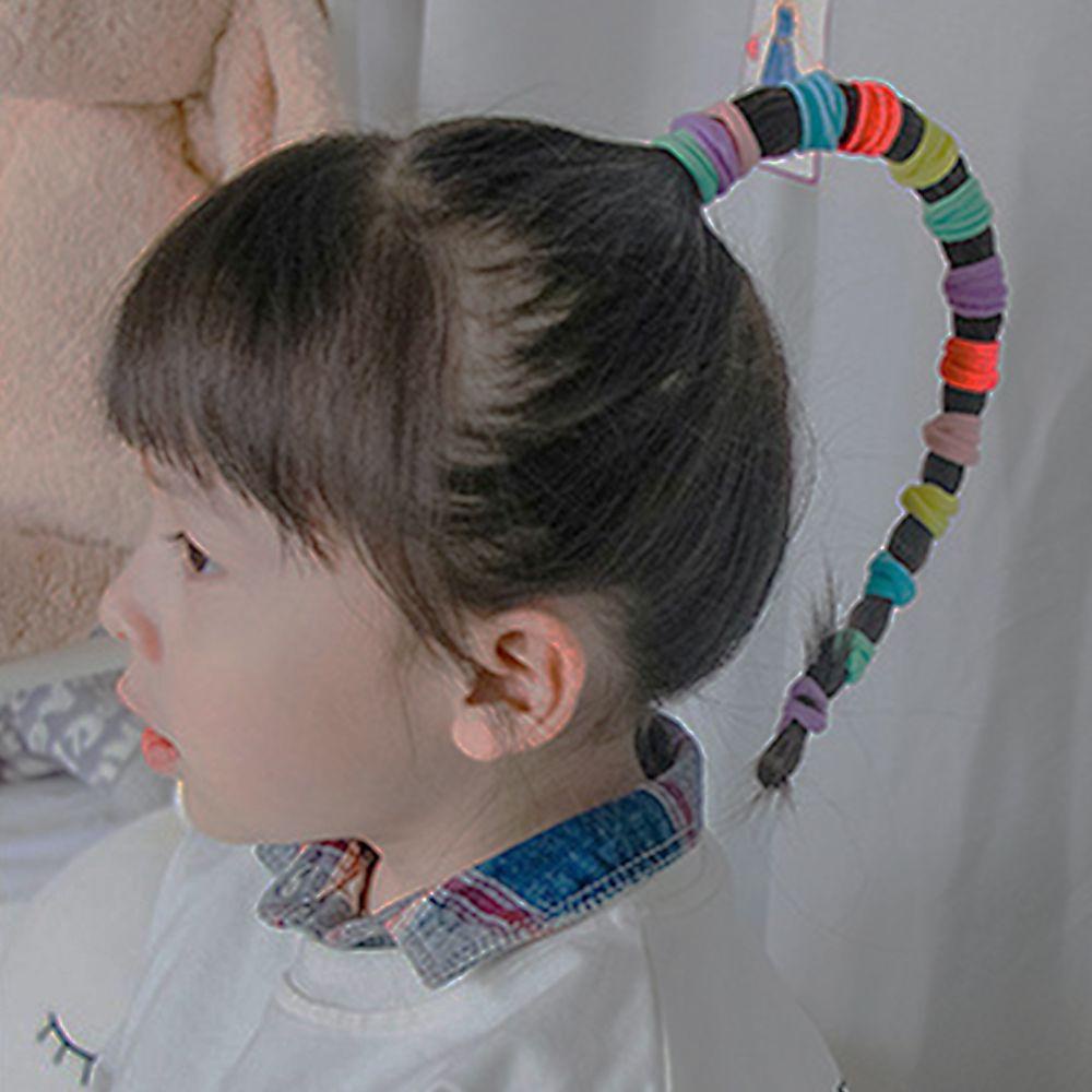 Dây Buộc Tóc Nylon Co Giãn Kiểu Dáng Đơn Giản Thời Trang Thu Đông Dành Cho Nữ