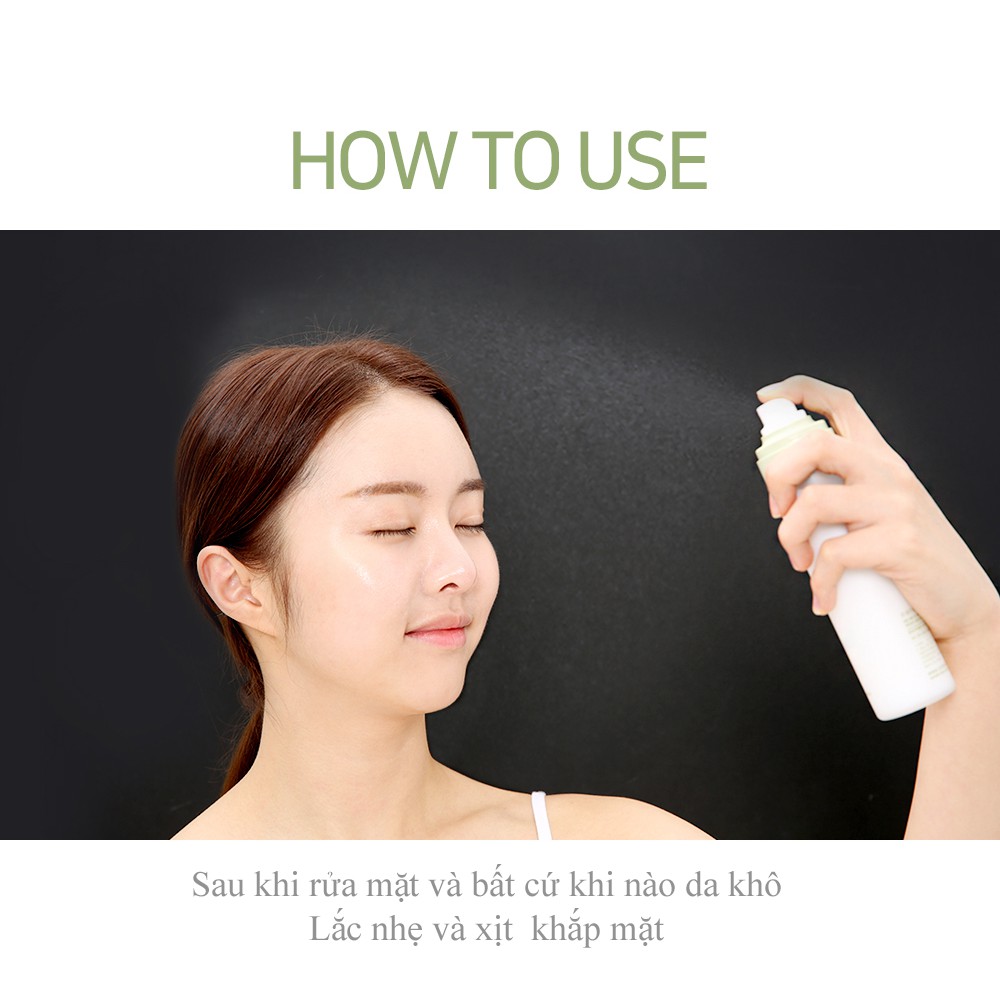Xịt Khoáng Cấp Ấm Dưỡng Da Mầm Lúa Mạch Green Barley Cream Mist So Natural (120ML)