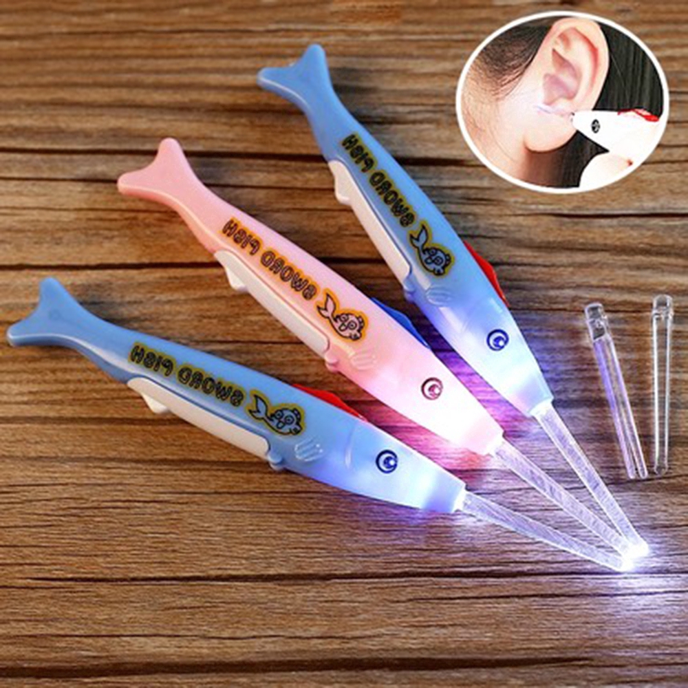Dụng cụ vệ sinh tai tích hợp đèn LED dễ thương cho bé