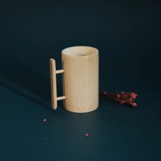 Ly tre có quai (cốc tre) handmade