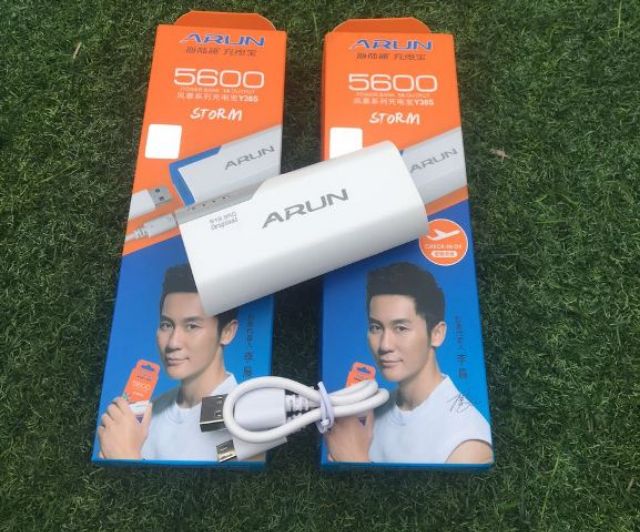 Pin Sạc Dự Phòng ARUN 5600mAh Y38 Chính Hãng