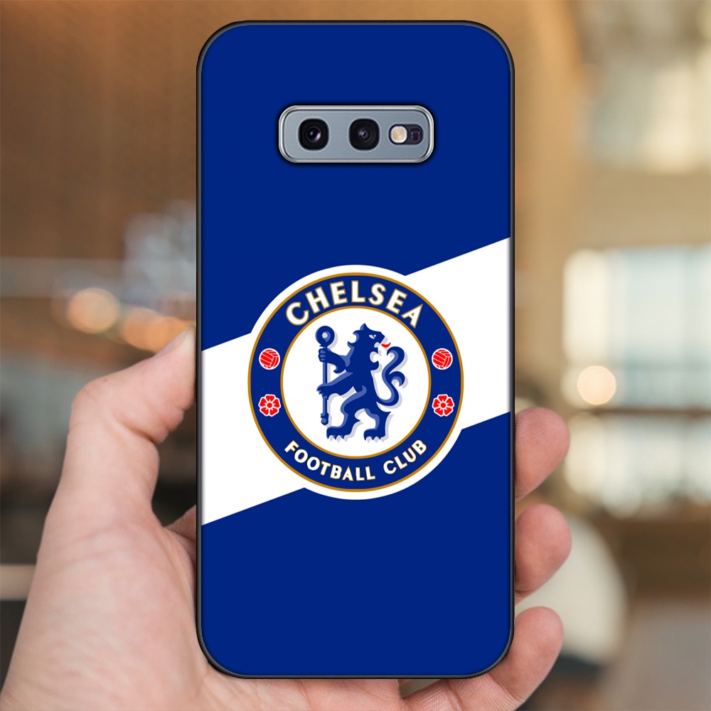 Ốp lưng Samsung S10e viền đen in hình Chelsea FC