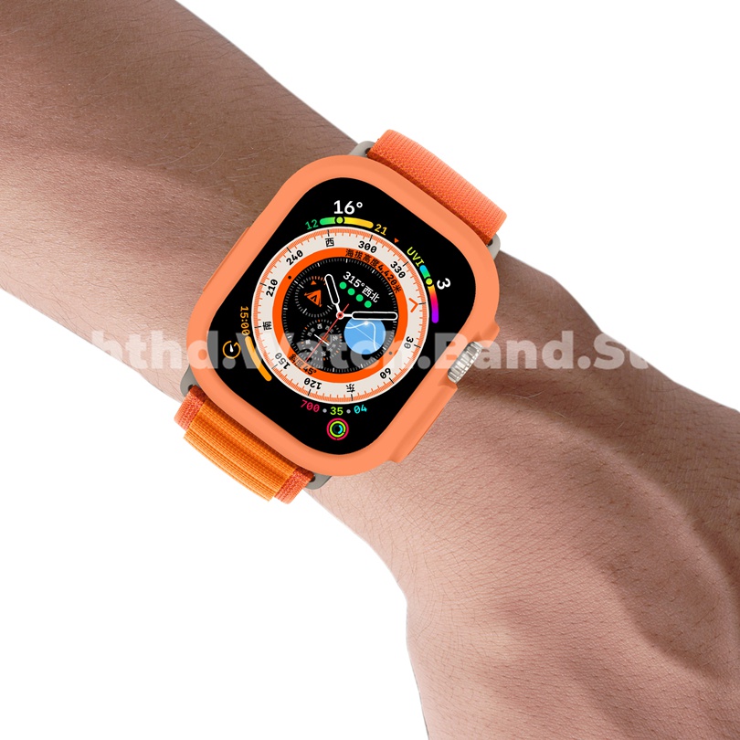 Ốp Bảo Vệ Bằng Silicon Mềm Cho iWatch Series Ultra 8 7 6 SE 5 4 3 2 1 Size 49mm 41mm 45mm 44mm 42mm 40mm 38mm