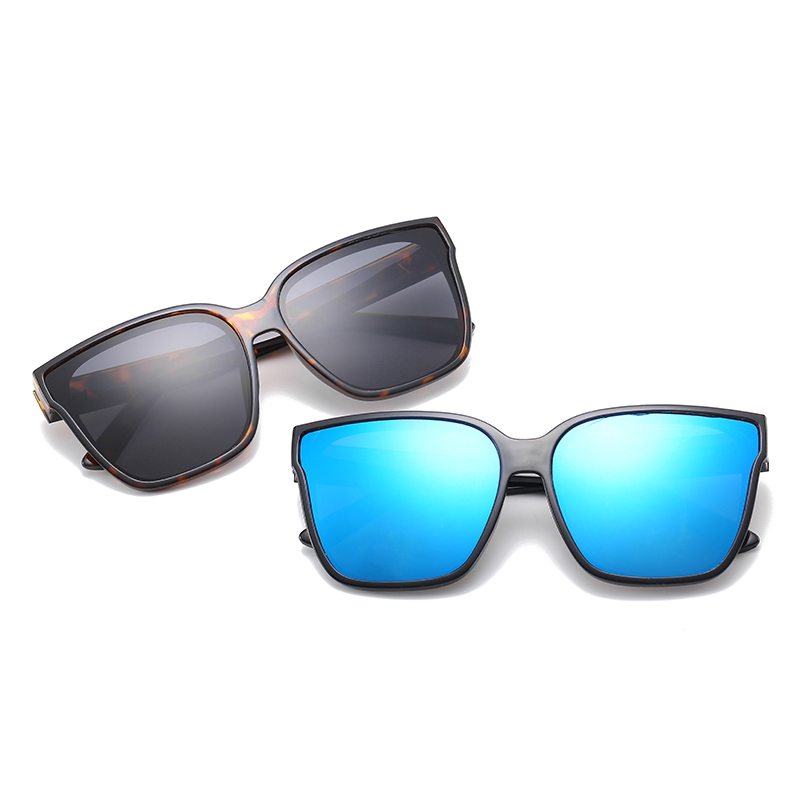 Men Square Big Frame Sunglasses Retro Women Sun Glasses 2019 New Trend Wild Glasses