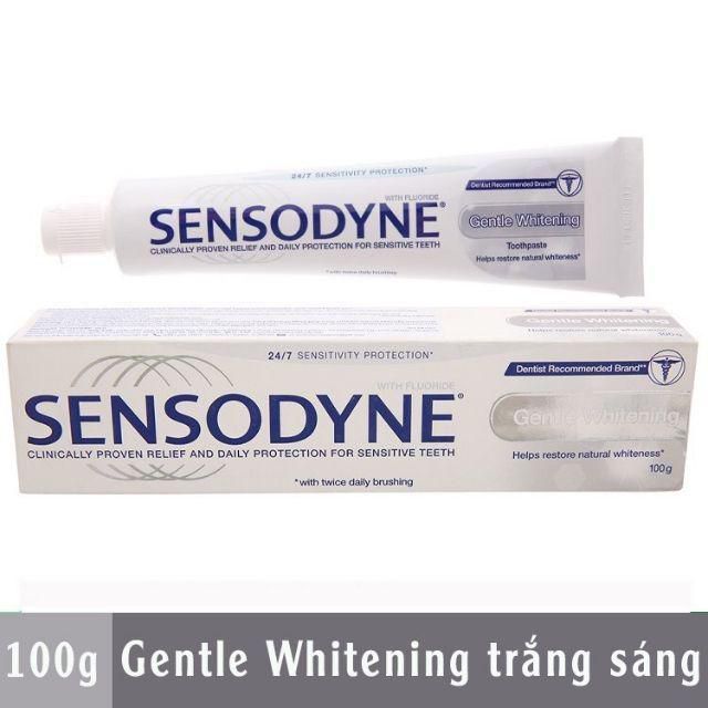  Kem đánh răng Sensodyne Fresh Mint - giảm ê buốt