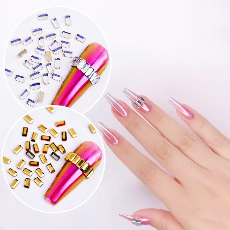 [Hàng mới về] Set 50 phụ kiện trang trí móng tay nghệ thuật