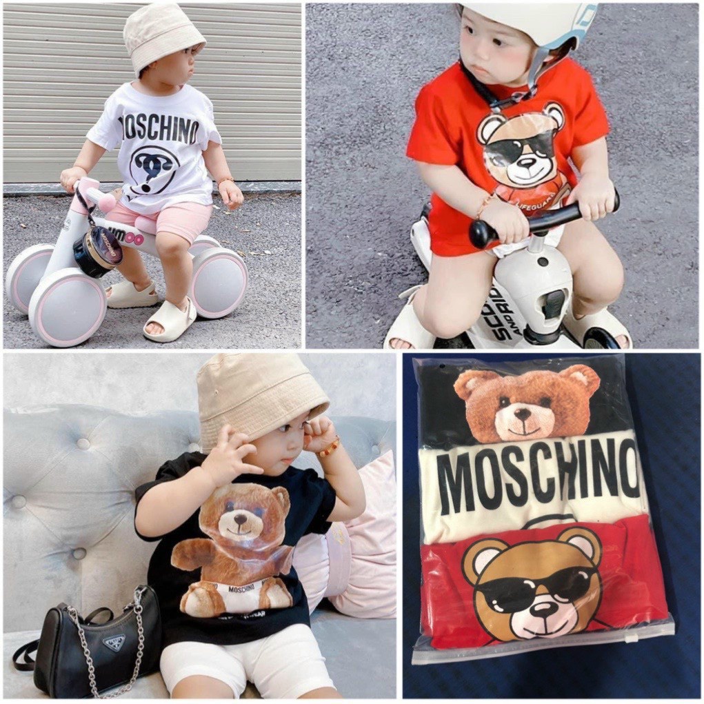 AB30 - BÁN SỈ SET 3 ÁO BÉ MOSCHINO