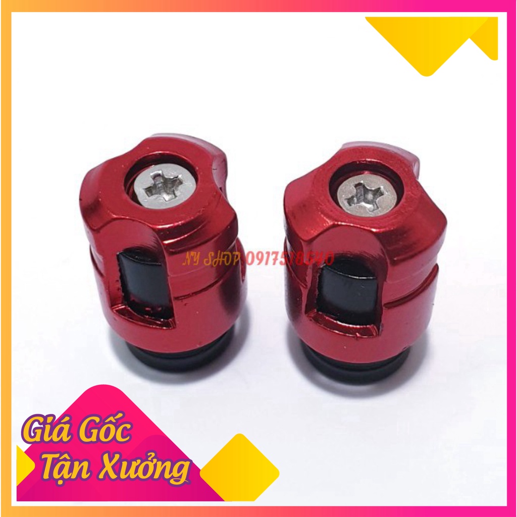 NÚT BỊT CHÂN VAN BIKER GẮN XE MÁY - OTO ( giá 1 cặp)  (Ảnh Sp thật)