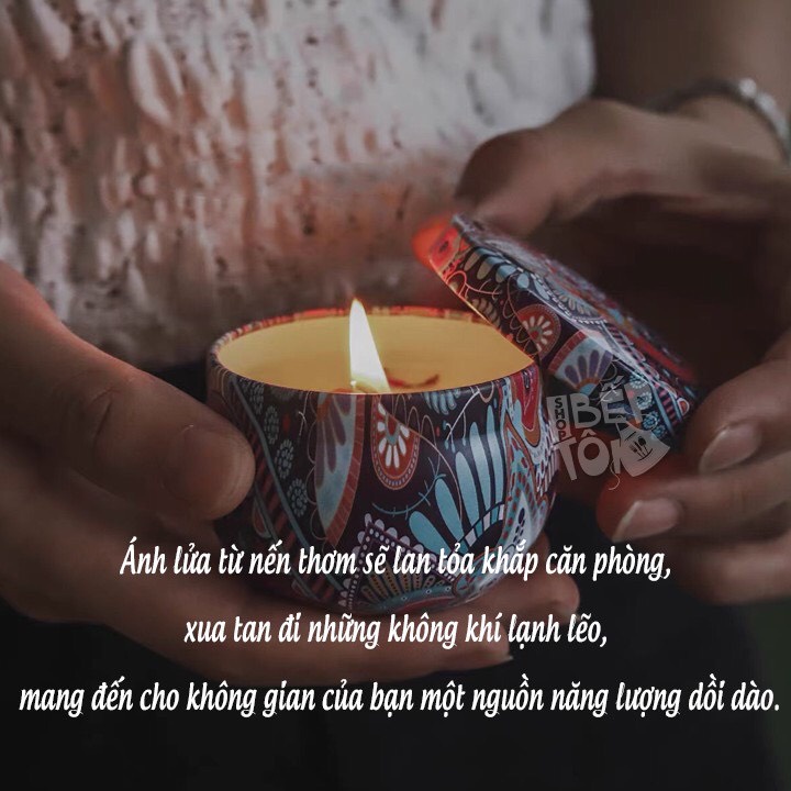 NẾN THƠM HOA KHÔ THIÊN NHIÊN  (quý khách vui lòng nhắn tin cho shop để chọn mầu ạ)