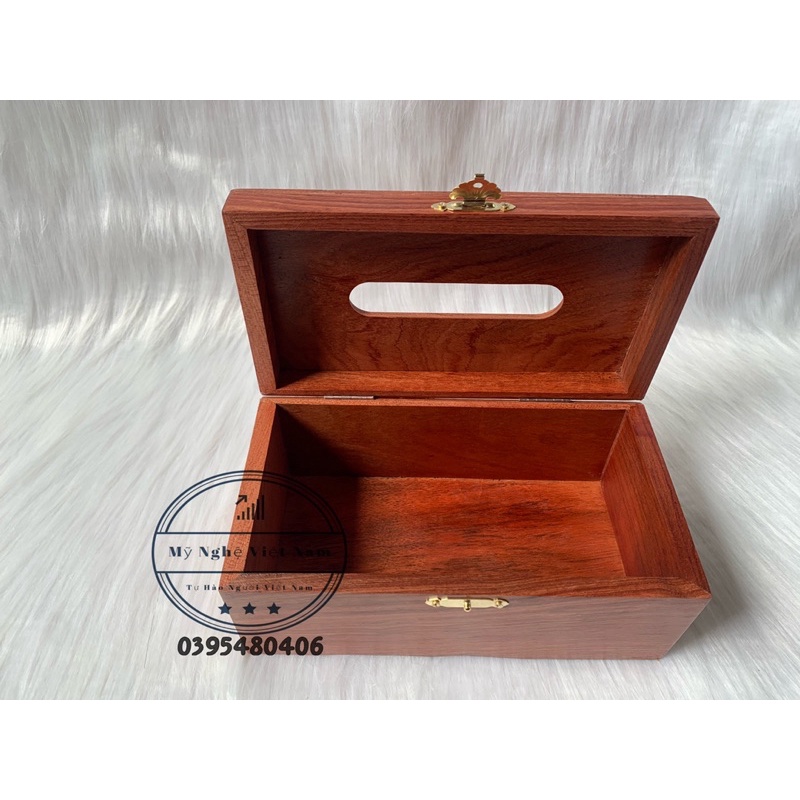 Hộp Giấy Ăn Trạm Hoa Hồng
