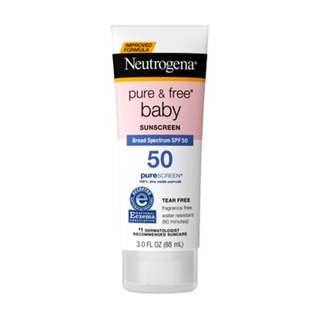 Kem chống nắng Neutrogena Pure Free Baby SPF 50+ HSD 9/2020