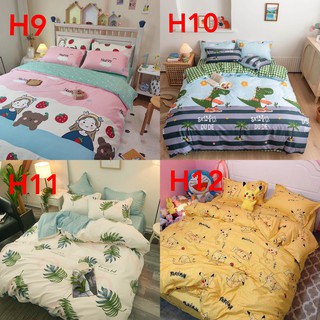 Combo Ga Gối Kèm Vỏ Chăn Hàng Nhập Khẩu ( nhắn tin chọn mẫu)