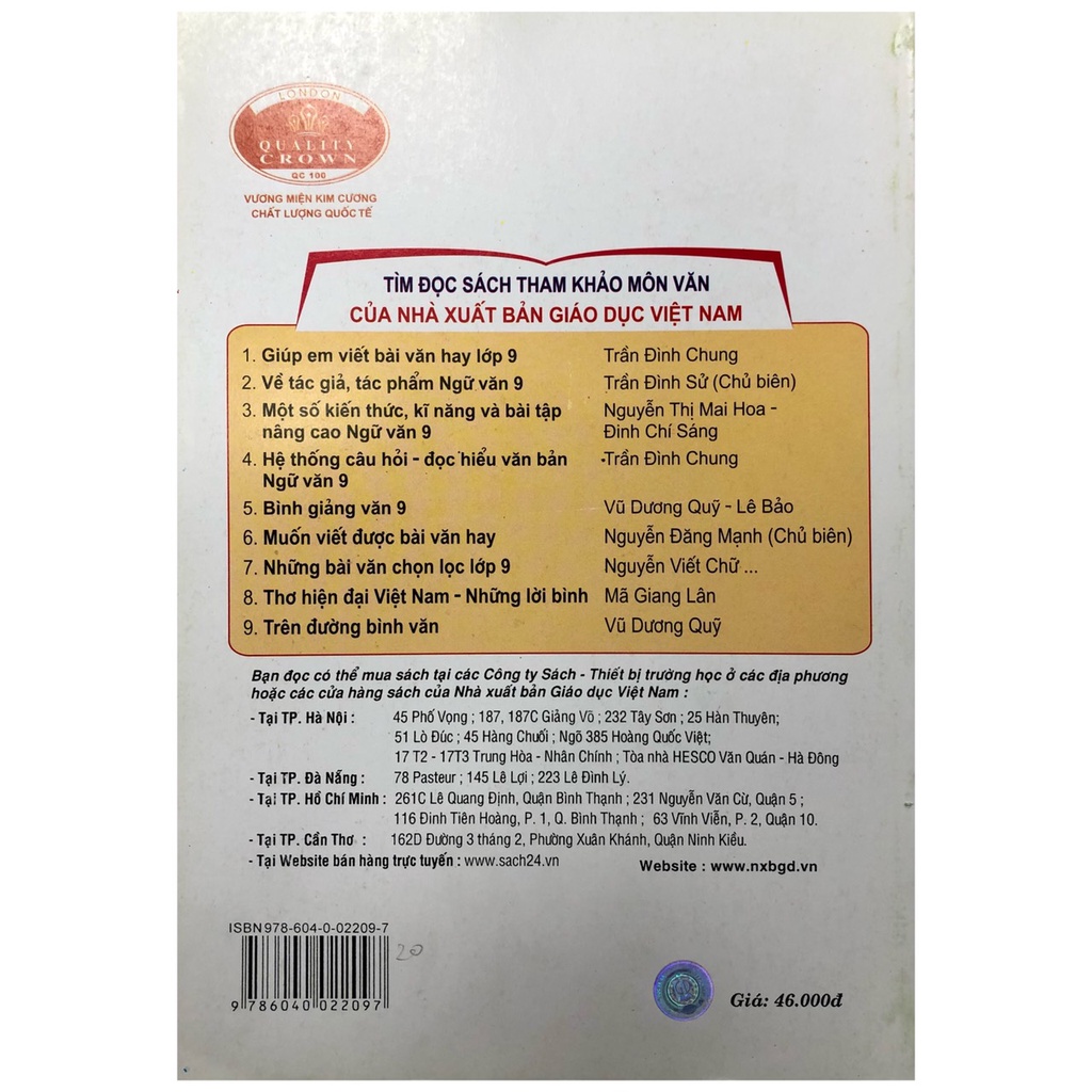 Sách - Các dạng bài tập làm văn và cảm thụ thơ văn lớp 9