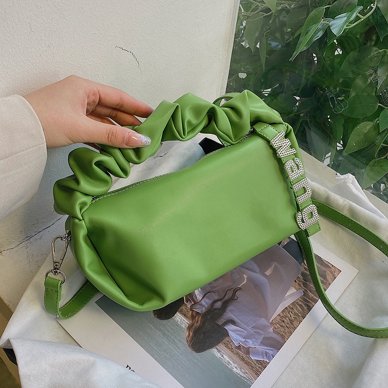 Túi đeo vai IELGY màu trơn nhỏ gọn thời trang dành cho nữ