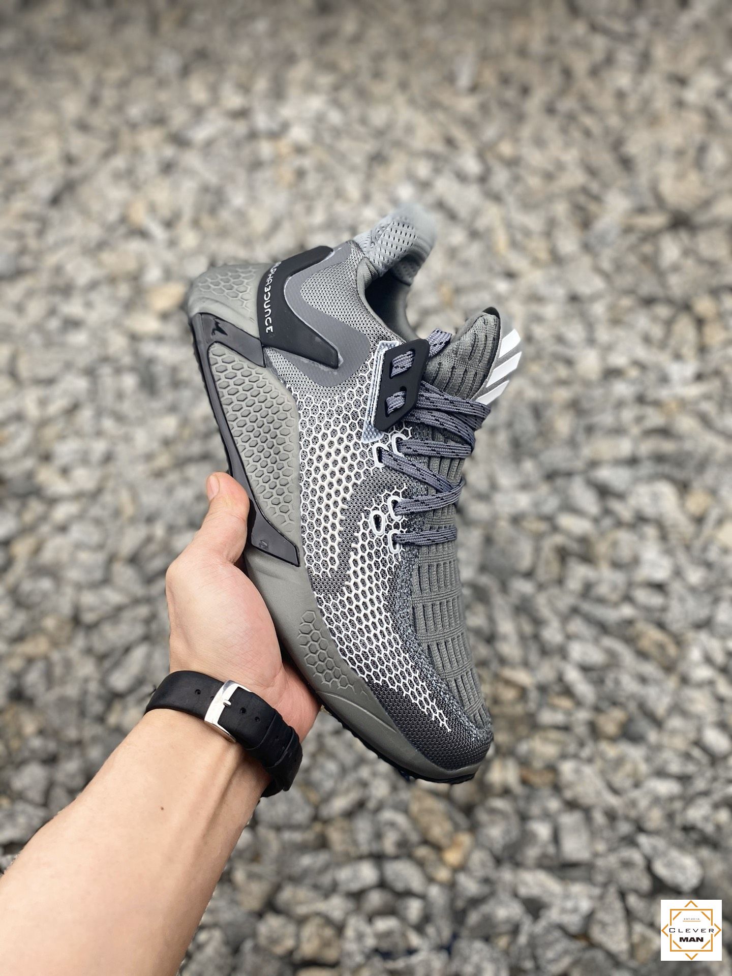 (FREESHIP+ QUÀ TẶNG) Giày thể thao sneaker nam nữ ALPHABOUNCE instinct M 2020 gray xám