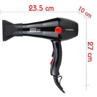 Máy sấy tóc Cỡ to loại tốt Công suất 3000w, chế độ nóng, ấm, nguội.Các salon tóc hay dùng.