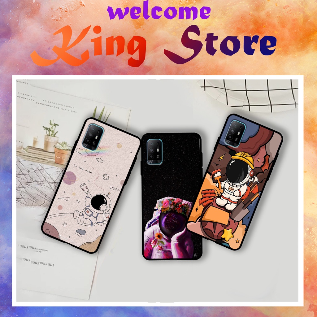 [HOT] Ốp lưng Oppo A94/Oppo A94 5G/Oppo A95/Oppo A95 5G in hình Phi hành gia siêu dễ thương