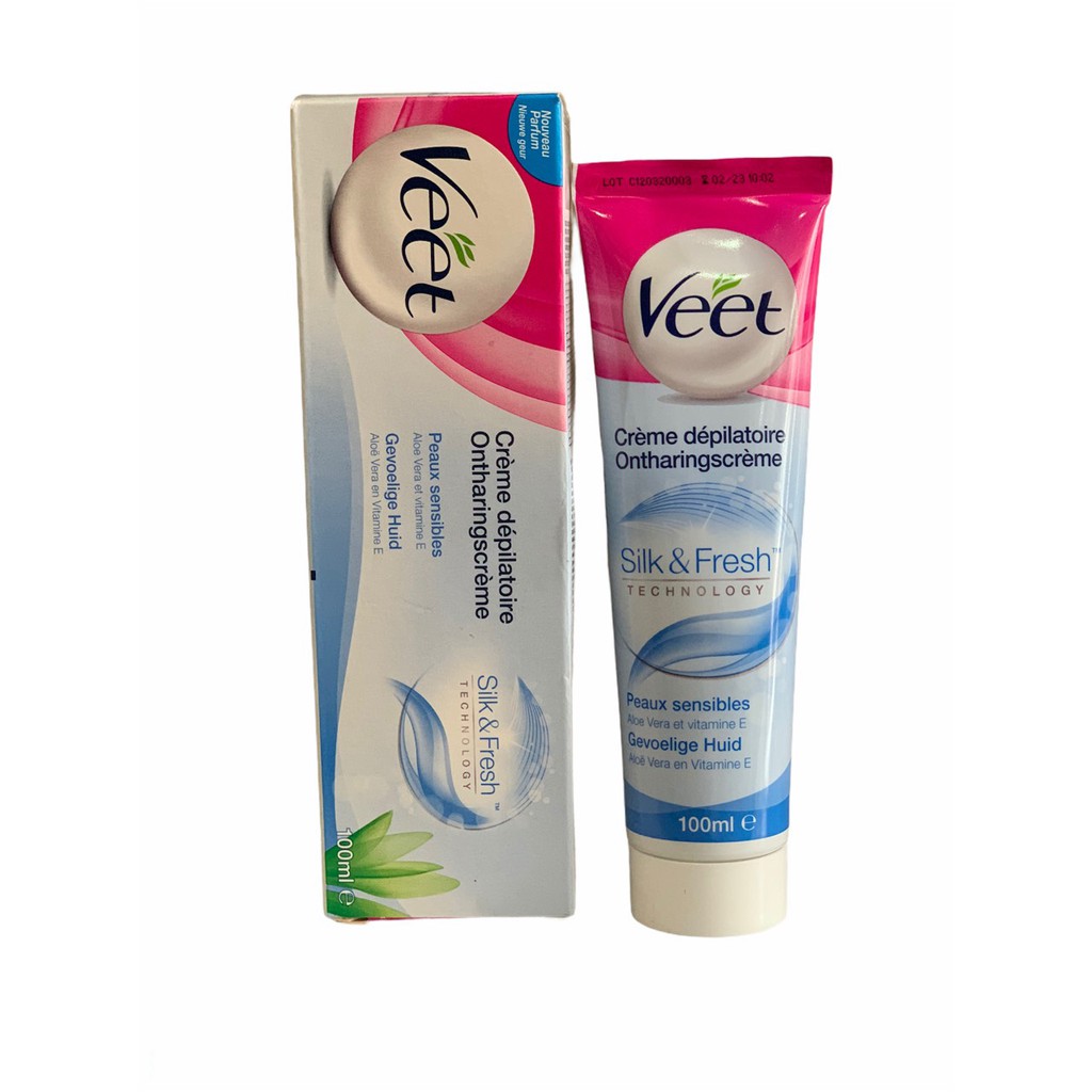Kem tẩy lông Veet của Pháp 100ml – Cream Depilatoire- HÀNG CHÍNH HÃNG CS34
