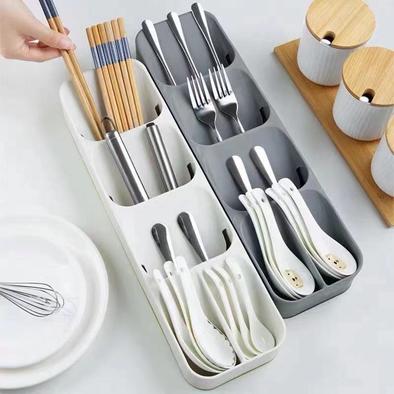 Khay đựng thìa, dĩa, dụng cụ nhà bếp, Hộp đựng dao thìa nĩa xuất khẩu A3 + A4 40*38.5*5cm