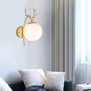 Đèn tường, đèn treo tường hươu vàng hiện đại sang trọng trang trí cầu thang, cổng, phòng ngủ, phòng khách BH 2 năm)